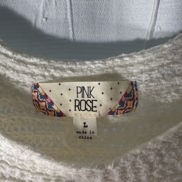Pink Rose super-soft sweater size L - Picture 3 of 5